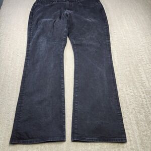 Gap Bootcut Jeans Men 38x34 Black Stretch Denim Y2K Flare Cowboy Vintage Wash